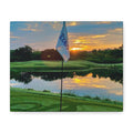 Texas Golf Sunset Canvas
