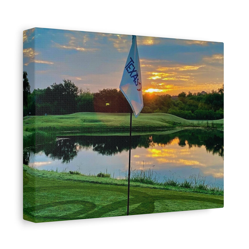 Texas Golf Sunset Canvas