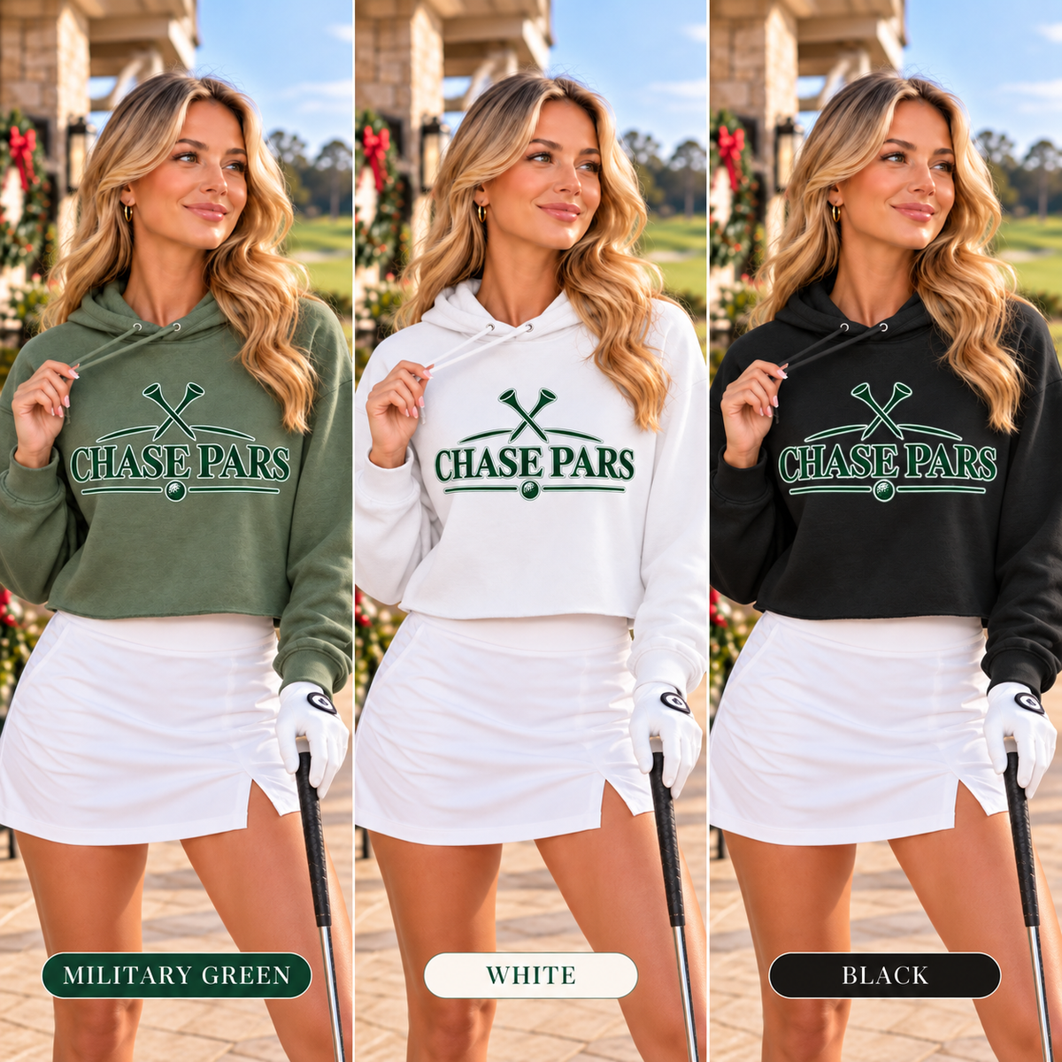 Chase Pars Women’s Cropped Hoodie