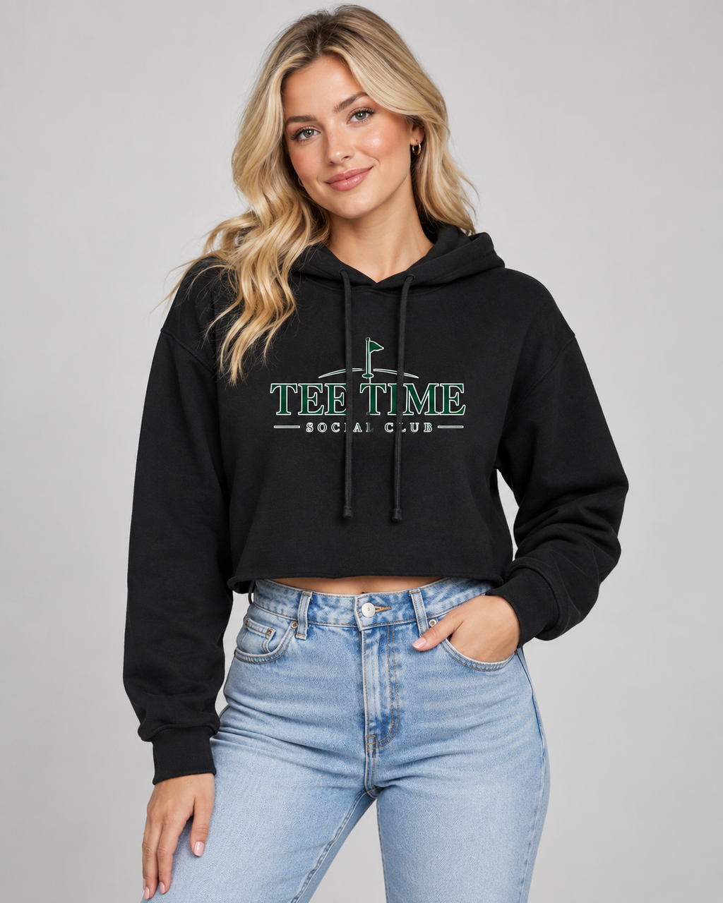 Tee Time Social Club Women’s Cropped Hoodie