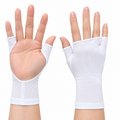 PalmFree™ UPF 50+ Golf Sun Gloves – White